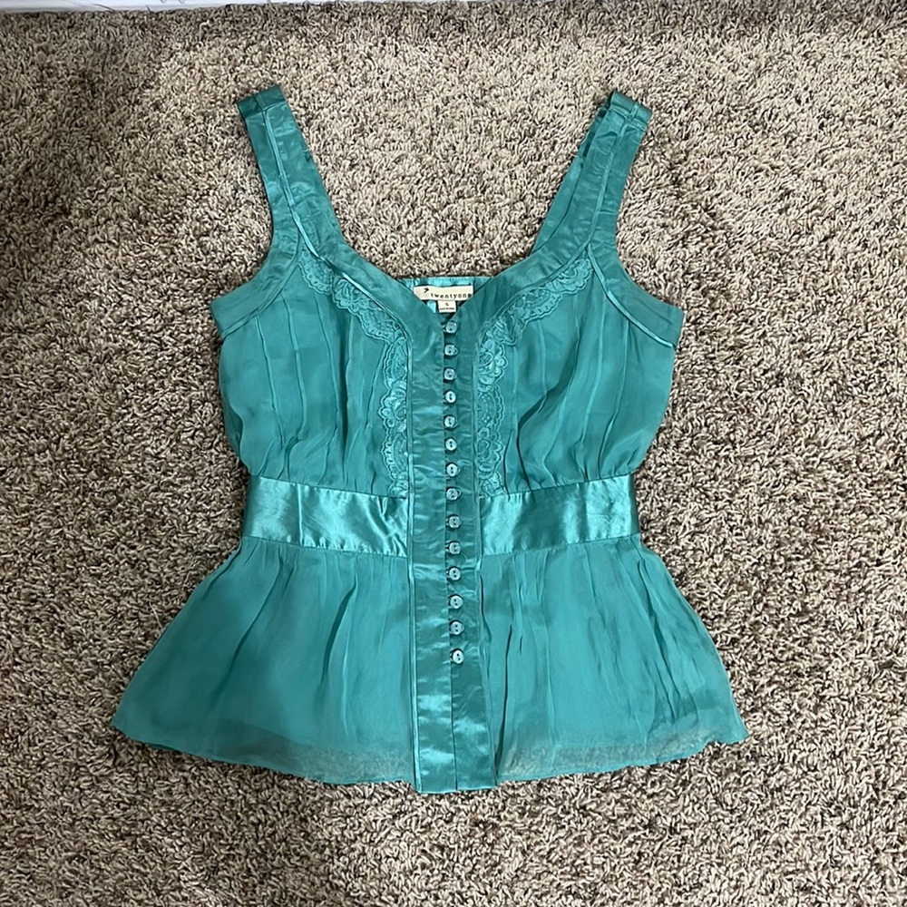 Y2k Forever 21 Button-Up Tank - image 2